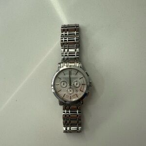 Silver Burberry Watch